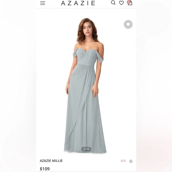 Azazie | Dresses | Azazie Millie Bridesmaid Dress In Dolphin Grey Nwt | Poshmark Azazie | Dresses | Azazie Millie Bridesmaid Dress In Dolphin Grey Nwt | Poshmark